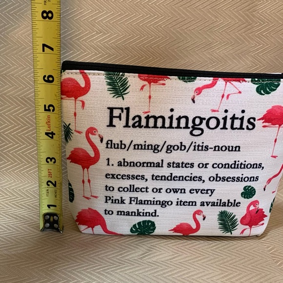 Flamingo Makeup/ Travel Bag - Picture 4 of 9